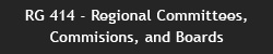 RG 414 - Regional Committees, Commissions, and Boards